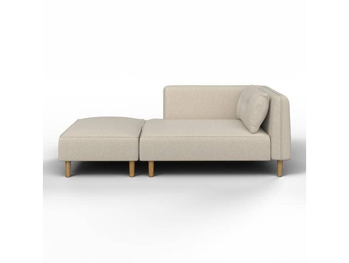 Modulsofa Fanny Beige Webstoff mit Hocker Modulsofa Fanny Beige Webstoff mit Hocker von mömax