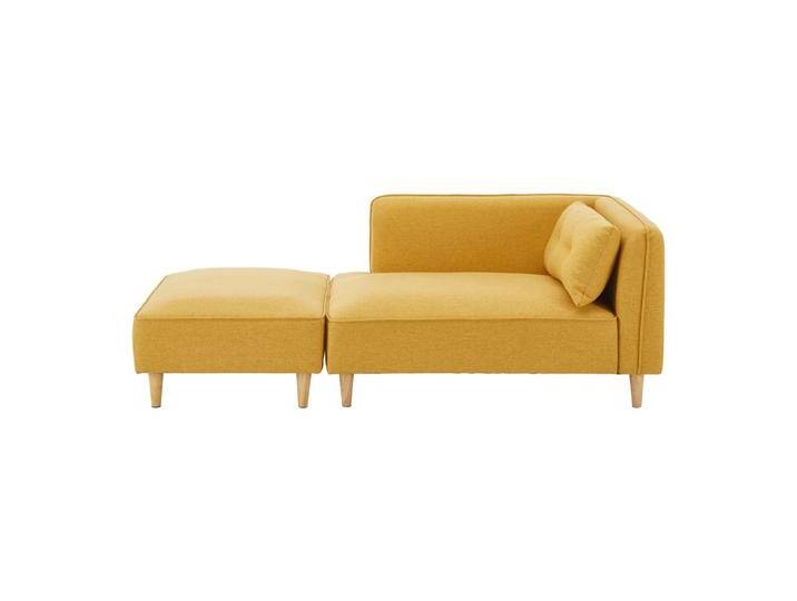 Modulsofa Fanny Gelb Leinenoptik mit Hocker Modulsofa Fanny Gelb Leinenoptik mit Hocker von mömax