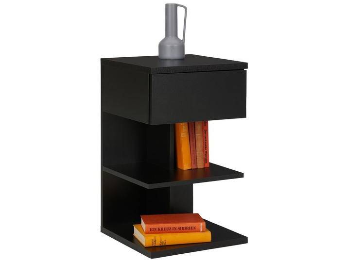 Nachtkästchen in Schwarz von mömax
