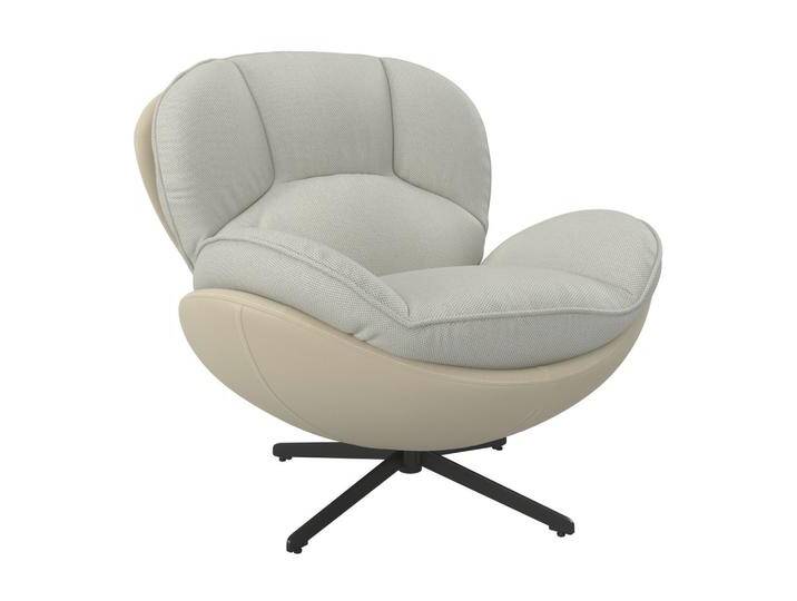 Relaxsessel Ina Webstoff/Lederlook Beige von mömax