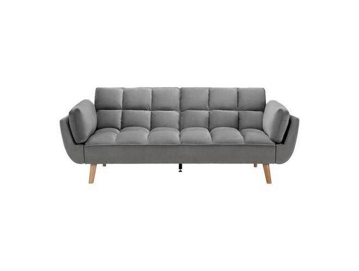 Schlafsofa Cora Grau Samt von mömax