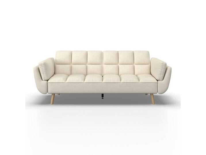 Schlafsofa Cora Webstoff Creme von mömax