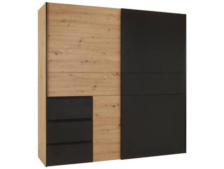 Schwebetürenschrank Racer Schwarz ca. 200,1x200,5x61,2cm Schwebetürenschrank Racer Schwarz ca. 200,1x200,5x61,2cm von mömax