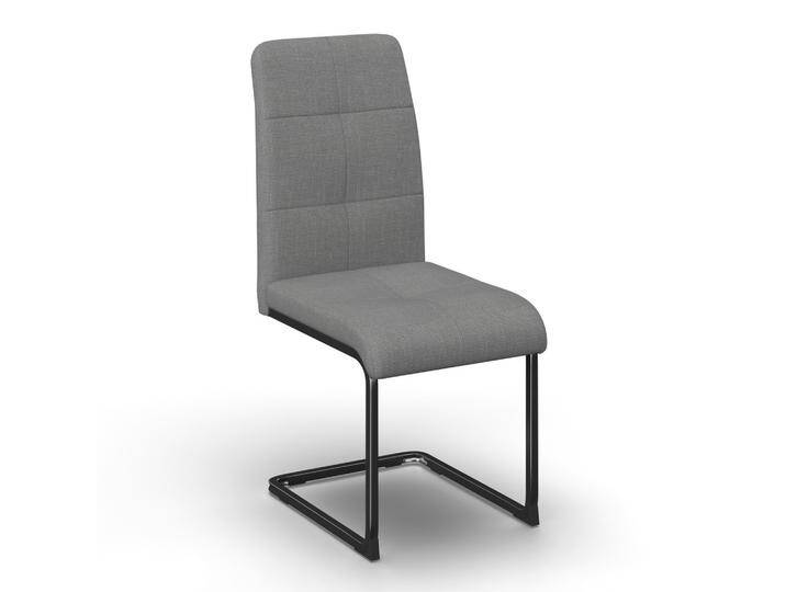 Schwingstuhl Lucie Grau Leinenoptik Gepolstert Schwingstuhl Lucie Grau Leinenoptik Gepolstert von mömax