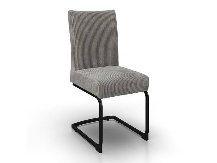 Schwingstuhl Nelia Grau Cord Gepolstert Schwingstuhl Nelia Grau Cord Gepolstert von mömax