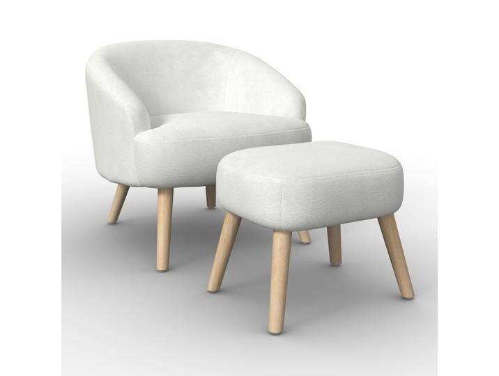 Sessel Sonja Chenille Weiß Sessel Sonja Chenille Weiß von mömax