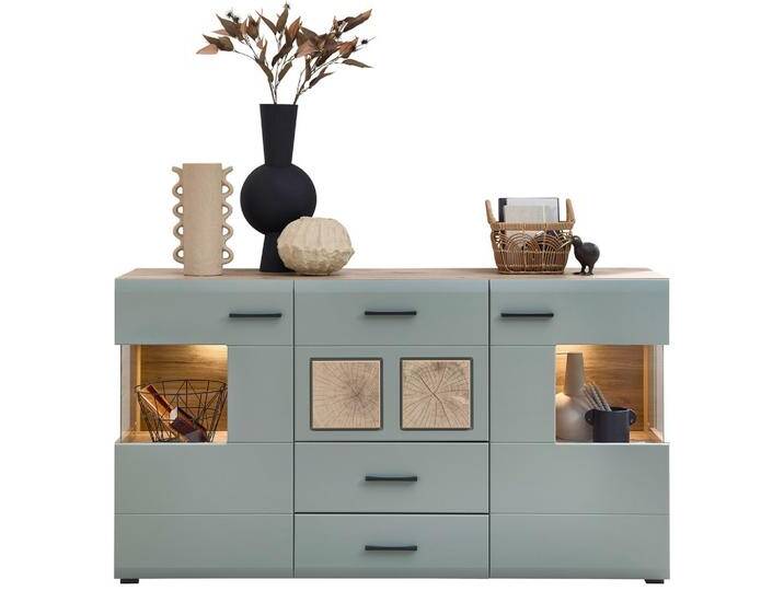 Sideboard Fun Plus II Grün/Eichefarben Sideboard Fun Plus II Grün/Eichefarben von mömax
