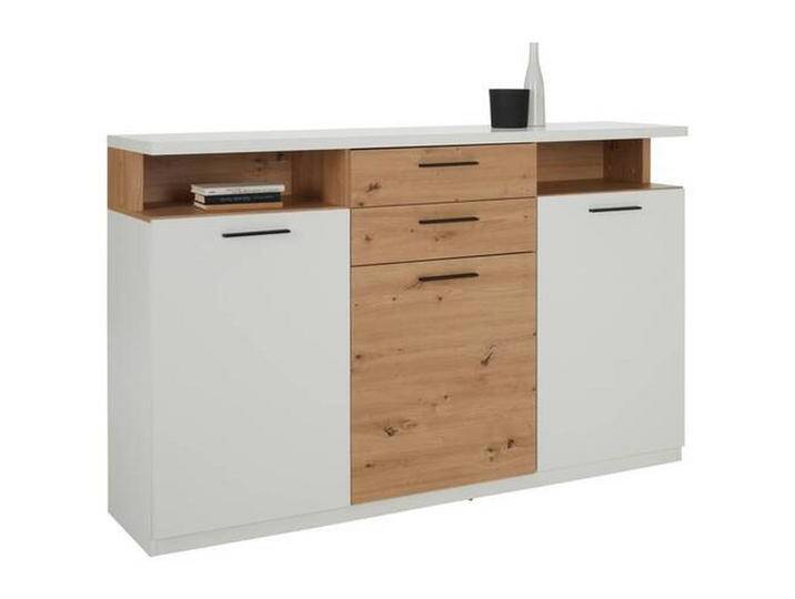Sideboard Woy in Weiß/Eichefarben von mömax
