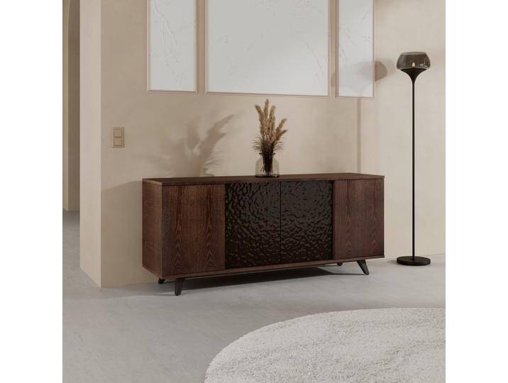Sideboard Zelia Holz/Glas Braun/Walnussfarben von mömax