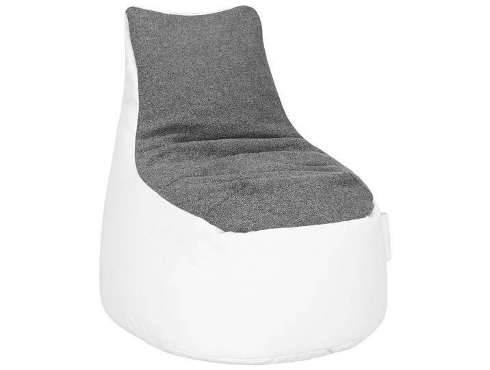 Sitzsack Cortona in Grau/Weiß von mömax