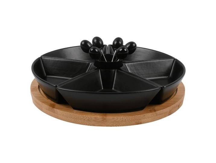 Snackschalenset Tapas Olives Schwarz von mömax
