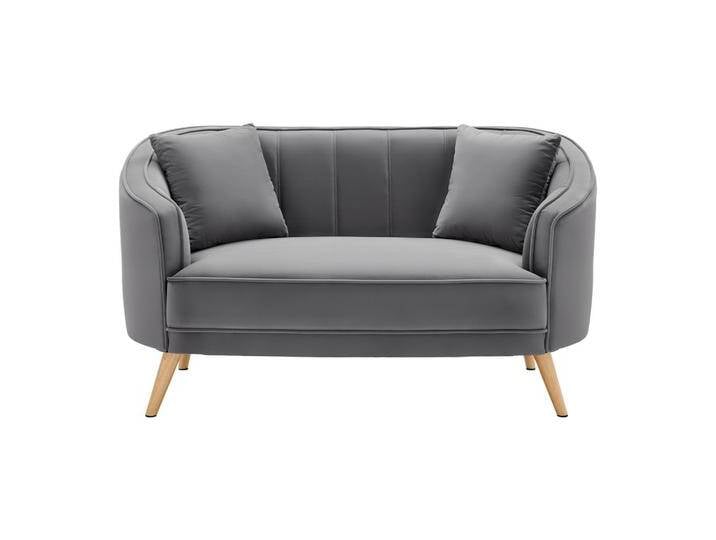 Sofa Hope Grau Samt von mömax