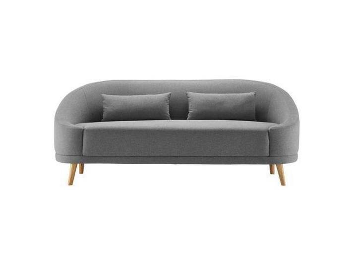 Sofa Jannike Dunkelgrau Velours von mömax