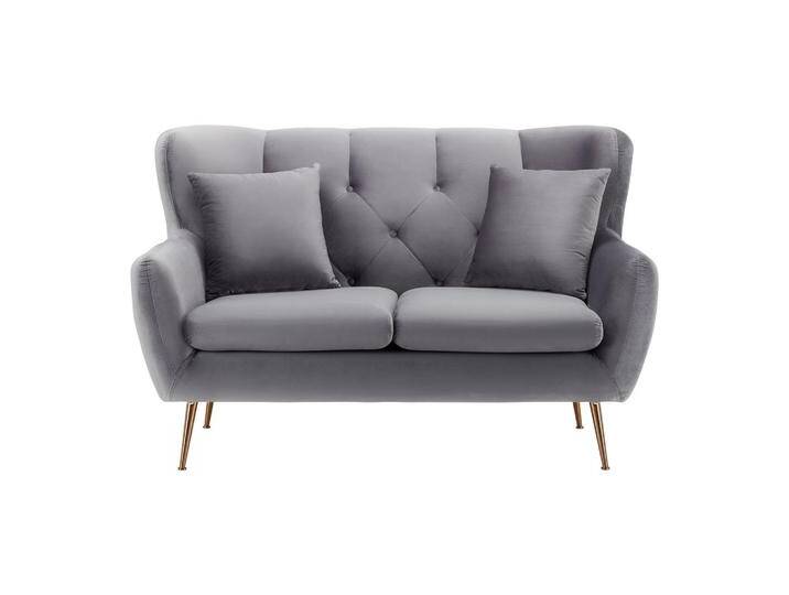 Sofa Linus Hellgrau Samt Sofa Linus Hellgrau Samt von mömax