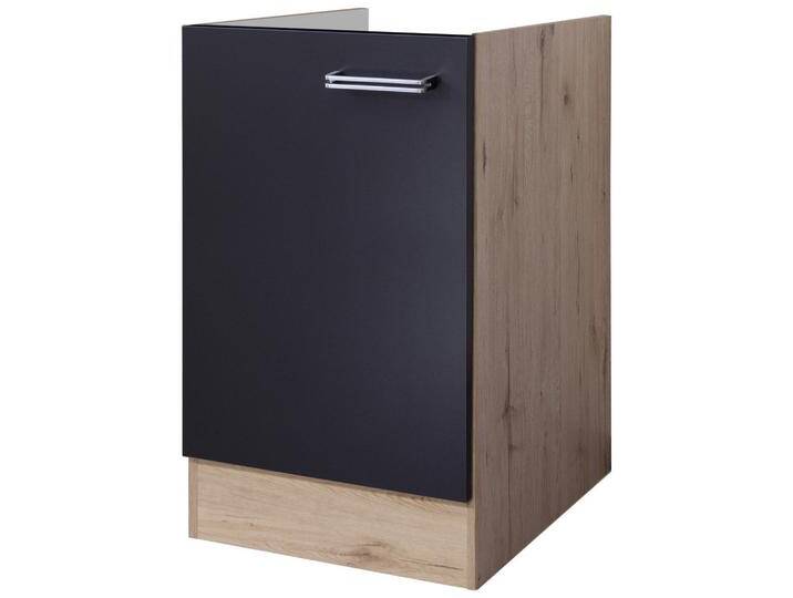 Spülenunterschrank Anthrazit/Eiche Spülenunterschrank Anthrazit/Eiche von mömax