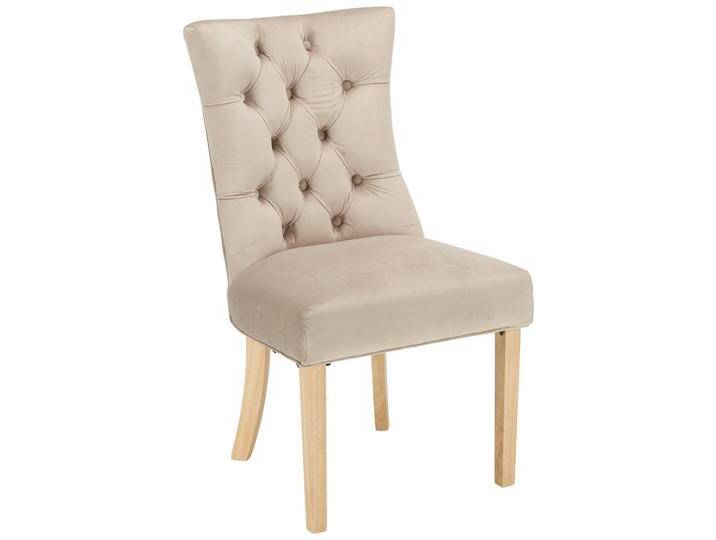 Stuhl Joleen aus Samt in Taupe von mömax