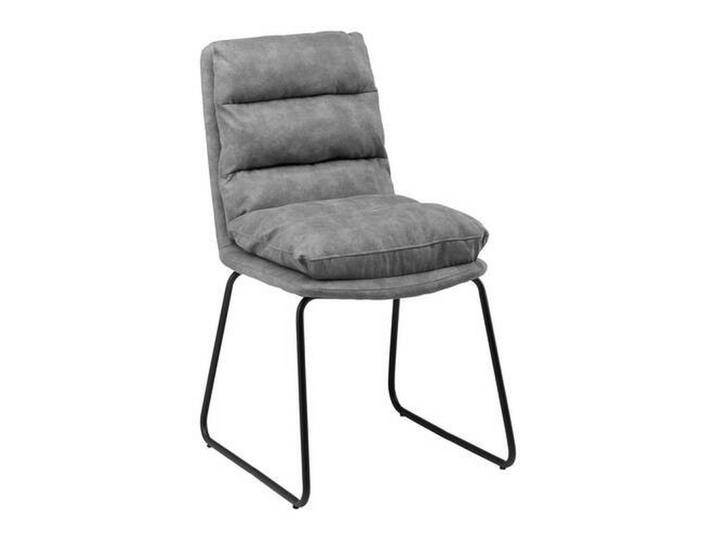 Stuhl Kona Grau Mikrofaser Gepolstert Stuhl Kona Grau Mikrofaser Gepolstert von mömax