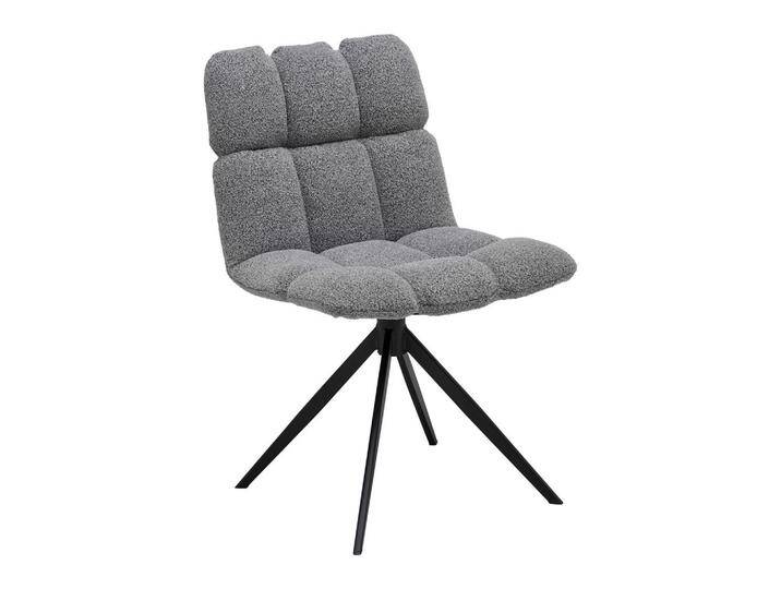 Stuhl Malu Grau Boucle drehbar Gepolstert Stuhl Malu Grau Boucle drehbar Gepolstert von mömax