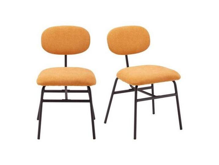 Stuhl-Set Pino Orange Mikrofaser Stuhl-Set Pino Orange Mikrofaser von mömax