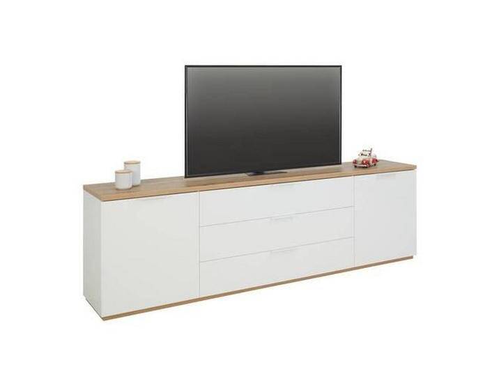 TV-Element Wide in Weiß/Eiche Artisan von mömax