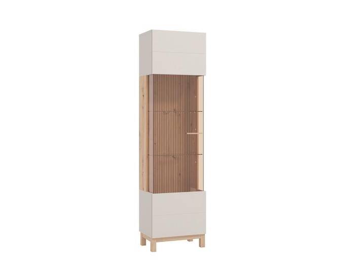 Vitrine Essex Ksm Kaschmir/Eiche Artisan von mömax