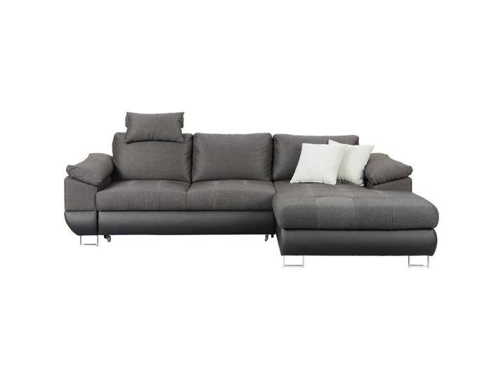 Wohnlandschaft Focus Grau mit Bettfunktion von mömax