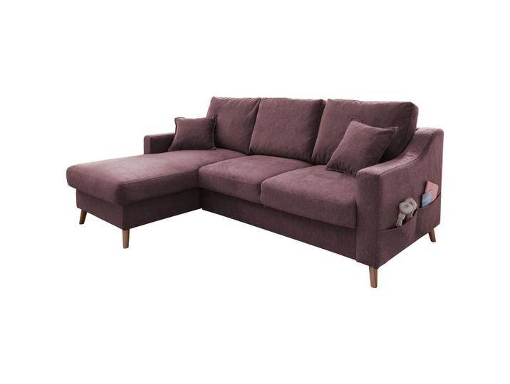Wohnlandschaft Valentina Bordeaux Struktur von mömax