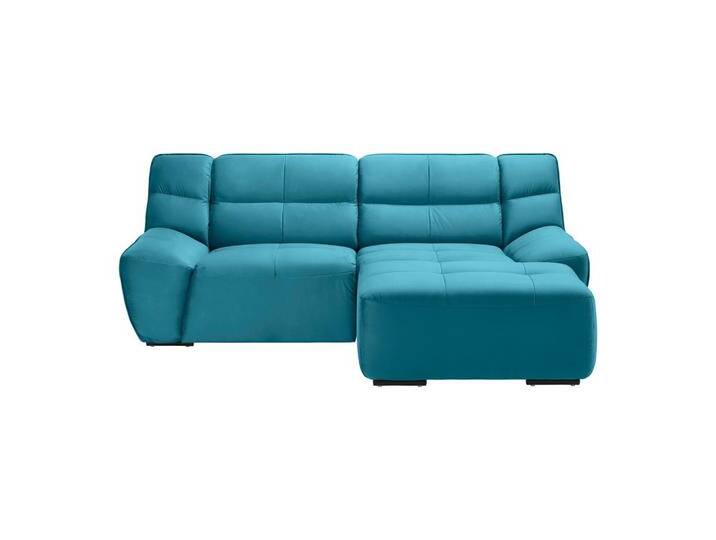 Wohnlandschaft Wega Türkis Samt mit Relaxfunktion von mömax