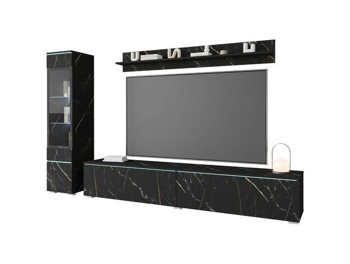 Wohnwand Vera ca. 210x130 cm Schwarz von mömax