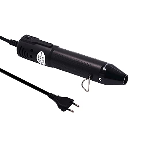 mofa Mini Heißluftpistole Elektrische 150W Mini Shrink Heat Tool Embossing Heat Tool Mini Heißluftfön DIY Werkzeug (Schwarz) von mofa