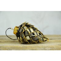 Handgemachte Christbaumkugeln, Tannenzapfen, Weihnachtsbaumschmuck, Zum Aufhängen, Weihnachtsschmuck Gold von moffka