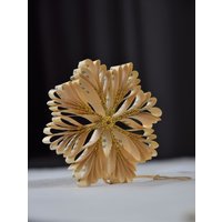 Papier Schneeflocken, Vintage Weihnachtsschmuck, Ornament, Buchseite Dekorationen von moffka