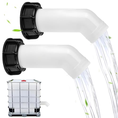 mohito 2 Stück IBC auslaufstutzen s60x6,IBC Ablaufstutzen Zubehör,IBC Auslaufstutzen,Anschlussstück für den Abfluss von IBC-Wassertanks und Regentonnen, weiß mohito 2 Stück IBC auslaufstutzen s60x6,IBC Ablaufstutzen Zubehör,IBC Auslaufstutzen,Anschlussstück für den Abfluss von IBC-Wassertanks und Regentonnen, weiß von mohito