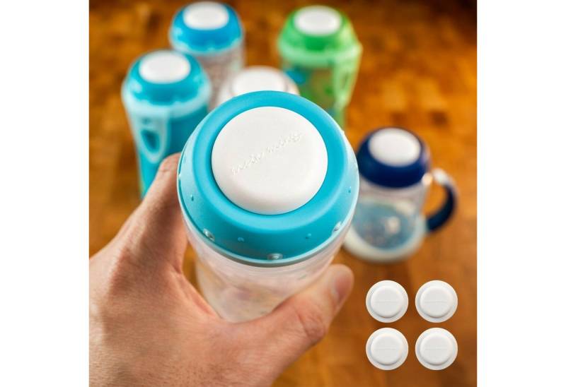 moin minis Babyflasche moin minis 4er Set Verschluss-Deckel / Plättchen für NUK-Flaschen von moin minis