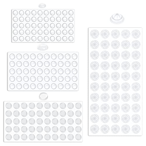 Gummipuffer Transparent,moinkerin 200 Stücke Schutzpuffer Gummipuffer Selbstklebend Anschlagpuffer Anti-Rutsch-Puffer für Türen, Schränke, Tastatur, Sonstiger Haushaltsgebrauch von moinkerin