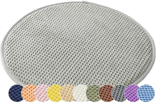 Rund Sitzkissen Stuhlkissen 40/30/35/50 cm Sitzpolster Runde Sitzauflage für Stuhl Bank Hocker Haus Küche Esszimmer Garten Büro(Color 4,Diameter 35cm) von moismk