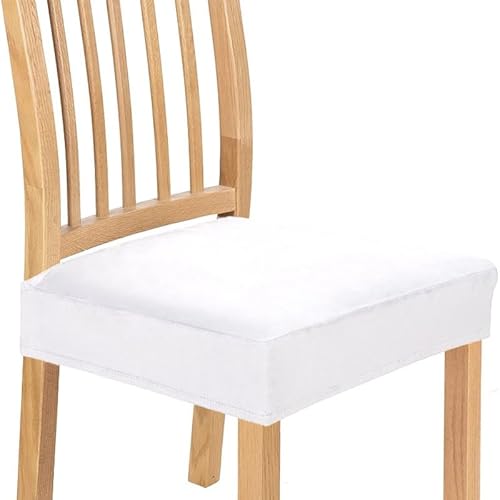 moismk Stuhlbezug Sitzfläche 2er 4er 6er Set, Stretch Bezug für Stühle Sitzbezüge für Esszimmerstühle Abwaschbar Schonbezug Stuhl Hussen für Stühle(#5,1PC) von moismk