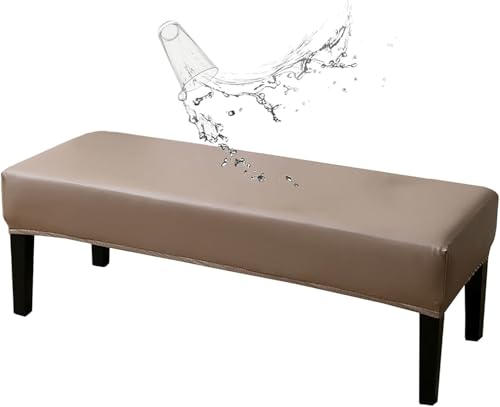 moismk wasserdichte Universal-Bezug für Esszimmer-Bank, Essbankbezug Elastisch Stuhlhusse, für Esszimmer, abnehmbar, Bank Bezug für Esszimmerstuhl, Esszimmer(Color 3,200 cm x 40 cm) von moismk