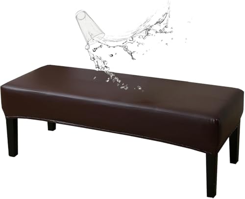 moismk wasserdichte Universal-Bezug für Esszimmer-Bank, Essbankbezug Elastisch Stuhlhusse, für Esszimmer, abnehmbar, Bank Bezug für Esszimmerstuhl, Esszimmer(Color 4,150 cm x 40 cm) von moismk