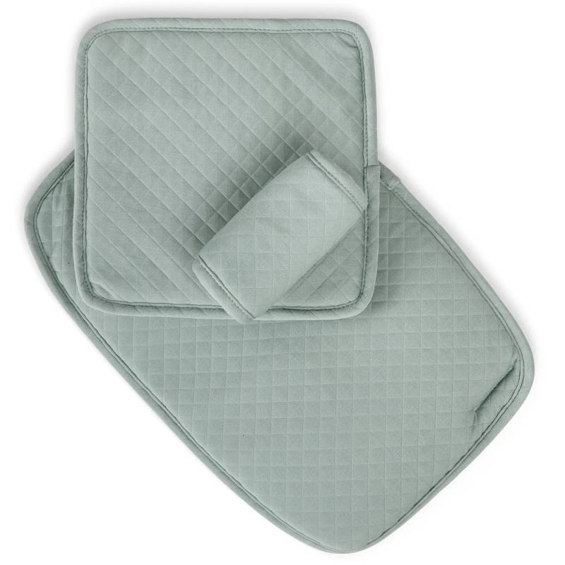 B-Ware Moji Yippy Kissen Set Polster Hochstuhl Sitzkissen Mint Polyester Waschbar von moji