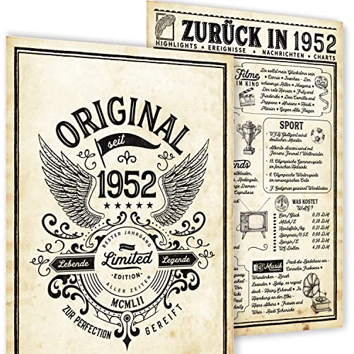 mojoliving 73 Geburtstag Geschenk | lustige 1952 Geburtstag Poster | Deko 73 Geburtstag Frauen | Deko 73 Geburtstag Männer | 1952 Geburtstag Frauen/Männer | 73 Geburtstagskarte mojoliving 73 Geburtstag Geschenk | lustige 1952 Geburtstag Poster | Deko 73 Geburtstag Frauen | Deko 73 Geburtstag Männer | 1952 Geburtstag Frauen/Männer | 73 Geburtstagskarte von mojoliving