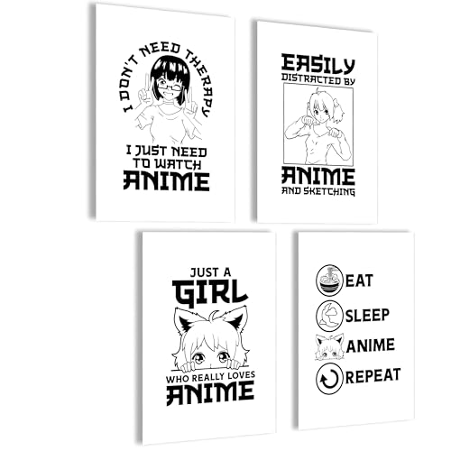 mojoliving Anime Poster Set | Anime Bilder Set für Manga Wall | Coole Anime Geschenke | Aesthetic Anime Poster für Wand Collage | Deko Anime Poster Aesthetic | Japanische Bilder von mojoliving
