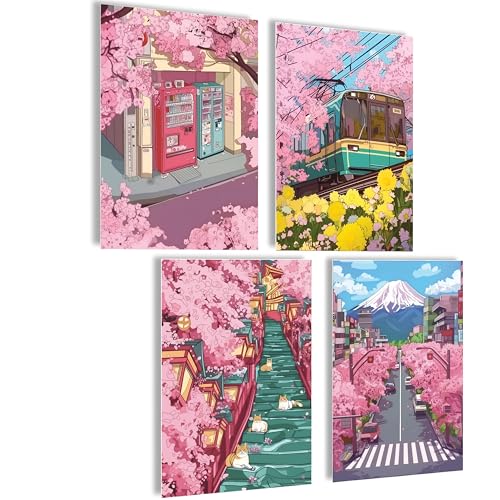 mojoliving Japan Poster Japan Deko Japanische Deko Aesthetic Bilder Anime Japanische Bilder Anime Poster Bilder Wohnzimmer Japan Geschenk (Sakura) von mojoliving