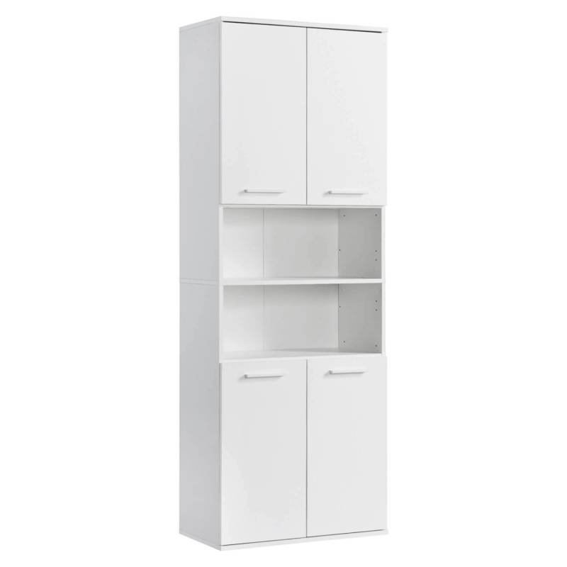 mokebo Bad Hochschrank Der Kapitän Badezimmerschrank in 180x65x34 HxBxT in cm in Weiß von mokebo