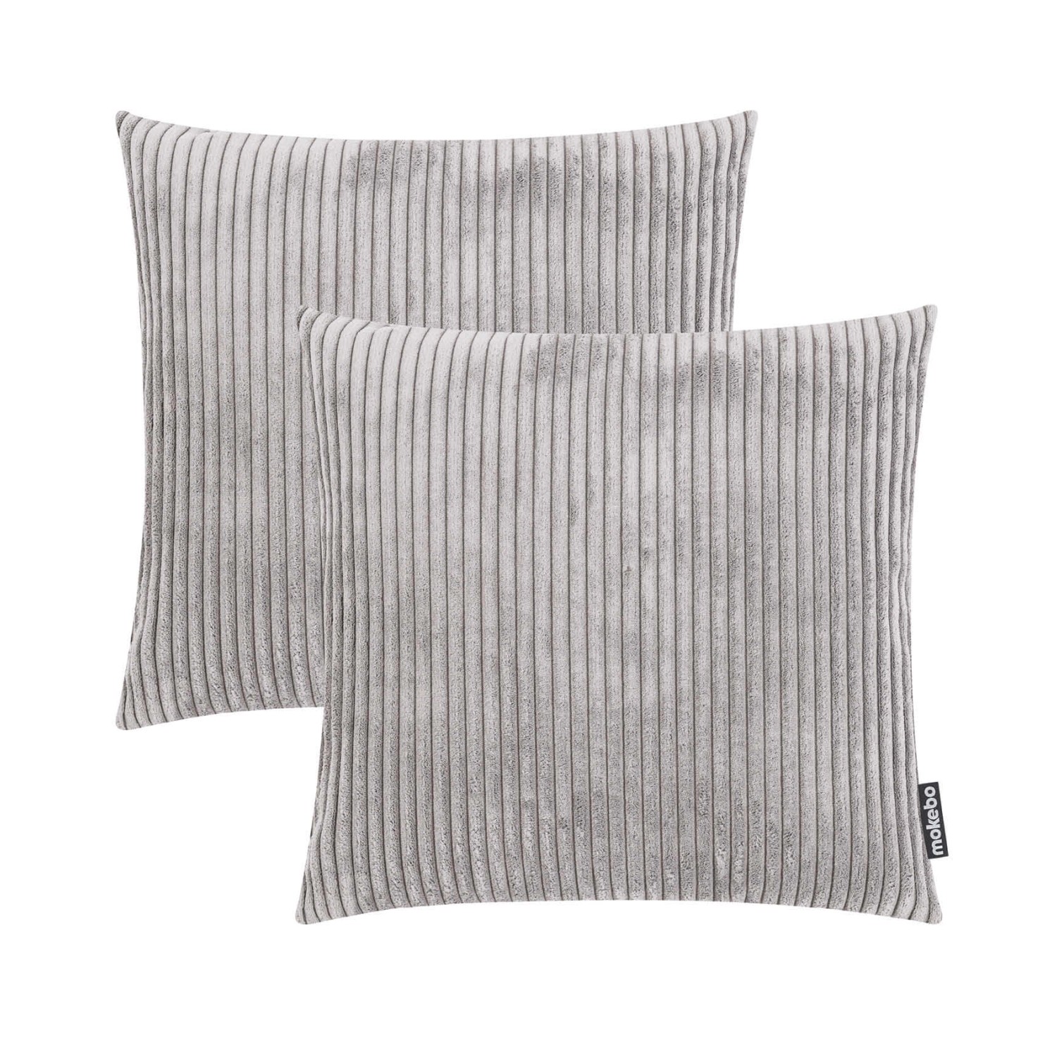mokebo Dekokissen Set Die Kuschelbuddies 2er-Set Cordkissen mit Füllung in Grau mokebo Dekokissen Set Die Kuschelbuddies 2er-Set Cordkissen mit Füllung in Grau von mokebo