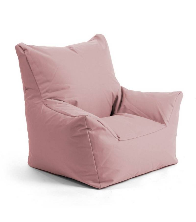 mokebo Kindersessel Der Pausenheld (aus wasserabweisenden Stoff Altrosa), Kinder Sitzsack, Lesesessel, Bodenkissen fürs Kinderzimmer von mokebo