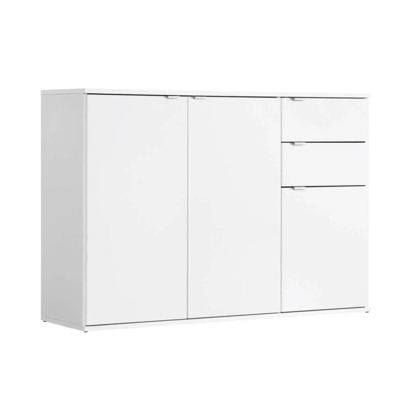 mokebo Kommode oder Sideboard Die Elegante TV Schrank oder Schubladenschrank in Weiß von mokebo