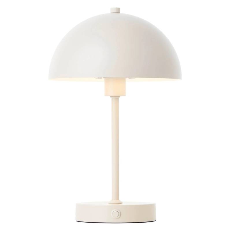 mokebo LED Tischlampe Kabellos  Akku Tischleuchte Dimmbar und Aufladbar Der Leuchtturm in Beige von mokebo