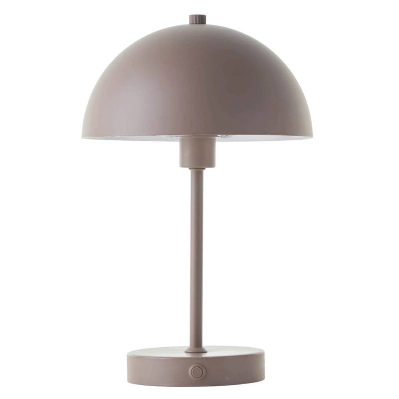 mokebo LED Tischlampe Kabellos  Akku Tischleuchte Dimmbar und Aufladbar Der Leuchtturm in Taupe von mokebo