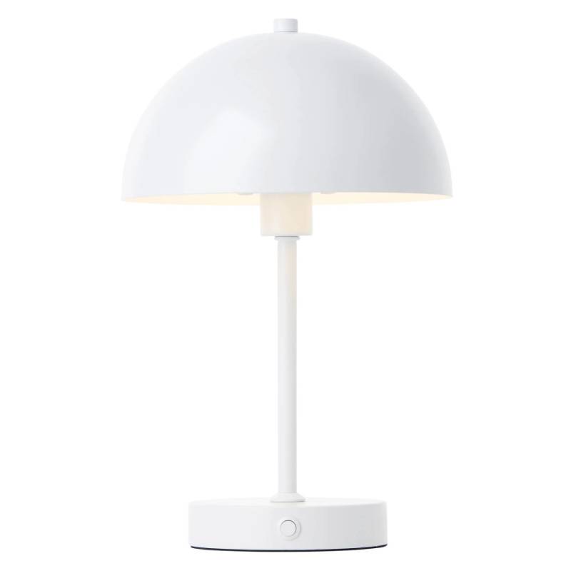 mokebo LED Tischlampe Kabellos  Akku Tischleuchte Dimmbar und Aufladbar Der Leuchtturm in Weiß von mokebo